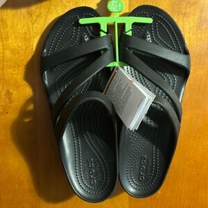 BNWT Crocs Kadee II Sandal W10 black
